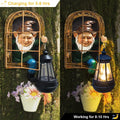 Gnomo Colgante Con Farol Solar Para Árboles, 25 cm