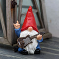 Gnomo Guitarrista Con Gorro Rojo, 18 cm