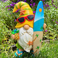 Gnomo Surfista Con Tabla, 23 cm