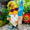 Gnomo Surfista Con Tabla, 23 cm