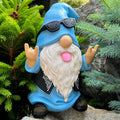 Gnomo Rockero Con Guitarra, 23 cm