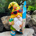 Gnomo Surfista Con Tabla, 23 cm